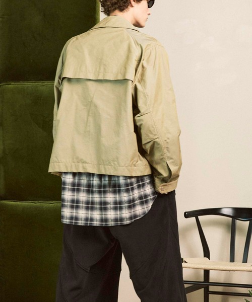 MAISON SPECIAL（メゾンスペシャル）の「《UNISEX》Prime-Over Multi Pocket Blouson/プライムオーバーマルチポケットブルゾン【MAISON SPECIAL/メゾンスペシャル】（ブルゾン・メンズ・ネイビー/キャメル/カーキ/グレイッシュベージュ・1/2）」の11枚目の写真
