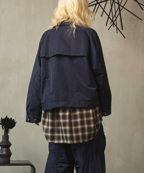 MAISON SPECIAL（メゾンスペシャル）の「《UNISEX》Prime-Over Multi Pocket Blouson/プライムオーバーマルチポケットブルゾン【MAISON SPECIAL/メゾンスペシャル】（ブルゾン・メンズ・ネイビー/キャメル/カーキ/グレイッシュベージュ・1/2）」の17枚目の写真