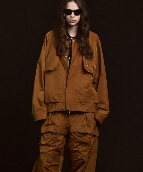 MAISON SPECIAL（メゾンスペシャル）の「《UNISEX》Prime-Over Multi Pocket Blouson/プライムオーバーマルチポケットブルゾン【MAISON SPECIAL/メゾンスペシャル】（ブルゾン・メンズ・ネイビー/キャメル/カーキ/グレイッシュベージュ・1/2）」の12枚目の写真