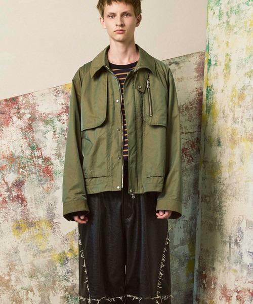 MAISON SPECIAL（メゾンスペシャル）の「《UNISEX》Prime-Over Multi Pocket Blouson/プライムオーバーマルチポケットブルゾン【MAISON SPECIAL/メゾンスペシャル】（ブルゾン・メンズ・ネイビー/キャメル/カーキ/グレイッシュベージュ・1/2）」の18枚目の写真