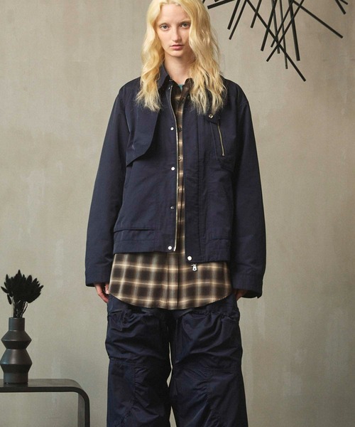 MAISON SPECIAL（メゾンスペシャル）の「《UNISEX》Prime-Over Multi Pocket Blouson/プライムオーバーマルチポケットブルゾン【MAISON SPECIAL/メゾンスペシャル】（ブルゾン・メンズ・ネイビー/キャメル/カーキ/グレイッシュベージュ・1/2）」の15枚目の写真