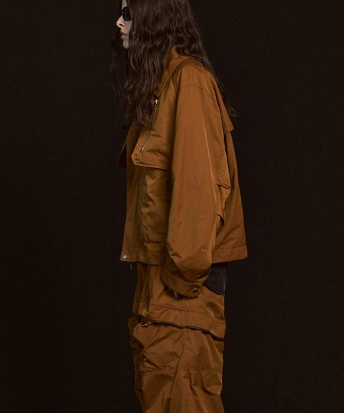 MAISON SPECIAL（メゾンスペシャル）の「《UNISEX》Prime-Over Multi Pocket Blouson/プライムオーバーマルチポケットブルゾン【MAISON SPECIAL/メゾンスペシャル】（ブルゾン・メンズ・ネイビー/キャメル/カーキ/グレイッシュベージュ・1/2）」の13枚目の写真