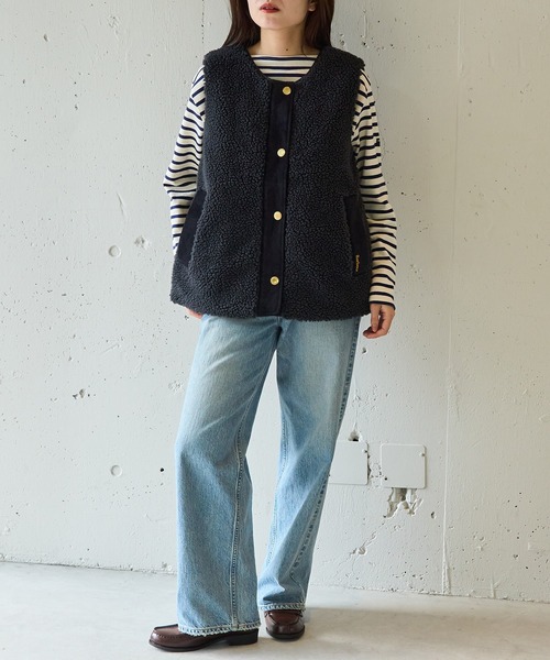 Barbour（バブアー）の「【Barbour】barbour dulsie liner / LLI0016（ベスト・レディース・ブラック/アイボリー/オリーブ・10/12）」の10枚目の写真