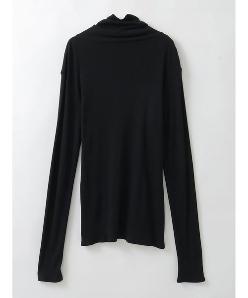 HER.（ハー）の「コットンモダールハイネックP/O（Tシャツ/カットソー・レディース・オフホワイト/ブラック・フリー）」の14枚目の写真