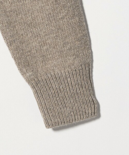 6（ロク）の「＜6(ROKU)＞フィッシャーマン ハイネック ニット（ニット/セーター・レディース・ベージュ/グレー系・FREE）」の10枚目の写真