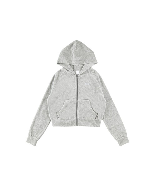 ALEXIA STAM（アリシアスタン）の「Wellness Velour Hoodie  /ウェルネス ベロアフーディー（パーカー・レディース・グレー/ブラウン/レッド・FREE）」の18枚目の写真