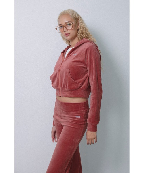 ALEXIA STAM（アリシアスタン）の「Wellness Velour Hoodie  /ウェルネス ベロアフーディー（パーカー・レディース・グレー/ブラウン/レッド・FREE）」の16枚目の写真