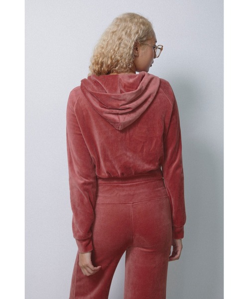 ALEXIA STAM（アリシアスタン）の「Wellness Velour Hoodie  /ウェルネス ベロアフーディー（パーカー・レディース・グレー/ブラウン/レッド・FREE）」の17枚目の写真