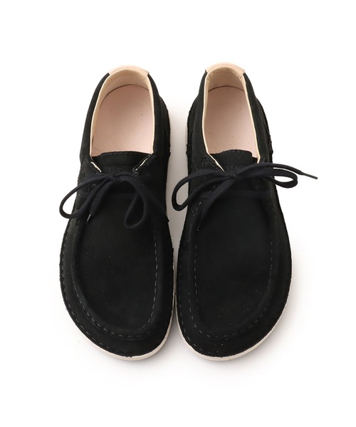 BIRKENSTOCK(ビルケンシュトック)の「BIRKENSTOCK PASADENA LEVE BLACK / ビルケンシュトック パサデナ スウェード ブラック(モカシン/デッキシューズ・メンズ・ブラック・26.0cm/26.5cm/27.0cm/28.0cm/28.5cm)」の3枚目の写真