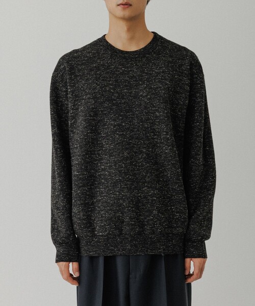 ADAM ET ROPE'(アダムエロペ)の「リネン ミックス リバーシブルニット(ニット/セーター・メンズ・ブラック系その他/ブラウン系その他/グリーン・M/L)」の2枚目の写真