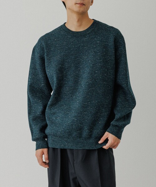 ADAM ET ROPE'(アダムエロペ)の「リネン ミックス リバーシブルニット(ニット/セーター・メンズ・ブラック系その他/ブラウン系その他/グリーン・M/L)」の10枚目の写真