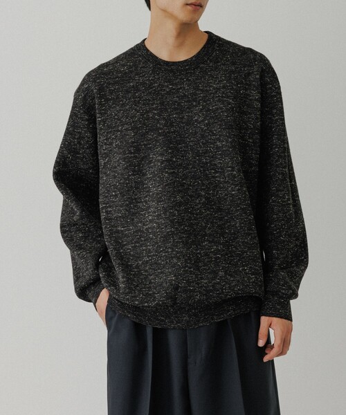 ADAM ET ROPE'(アダムエロペ)の「リネン ミックス リバーシブルニット(ニット/セーター・メンズ・ブラック系その他/ブラウン系その他/グリーン・M/L)」の9枚目の写真