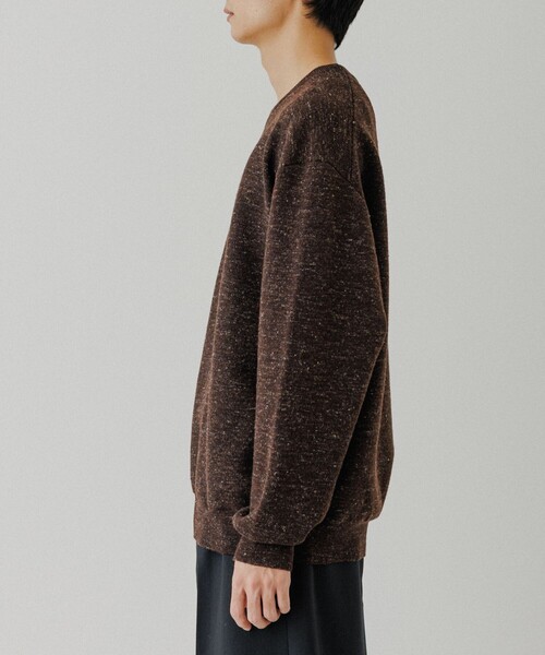 ADAM ET ROPE'(アダムエロペ)の「リネン ミックス リバーシブルニット(ニット/セーター・メンズ・ブラック系その他/ブラウン系その他/グリーン・M/L)」の7枚目の写真
