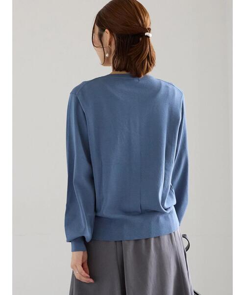 Te chichi（テチチ）の「ポケットデザインクルーネックカーディガン（カーディガン/ボレロ・レディース・チャコールグレー/ブラック/ピンク/ブルー・F）」の18枚目の写真