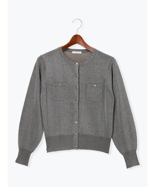Te chichi（テチチ）の「ポケットデザインクルーネックカーディガン（カーディガン/ボレロ・レディース・チャコールグレー/ブラック/ピンク/ブルー・F）」の21枚目の写真
