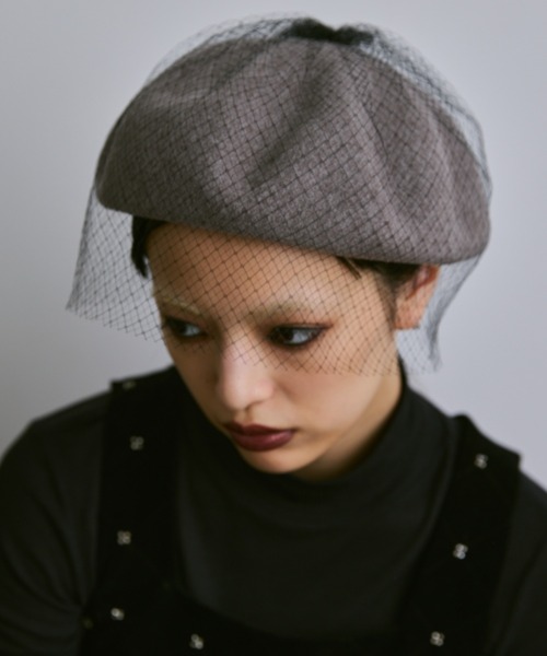 セール】チュールベレー帽（ハンチング/ベレー帽）｜PERNA（ペルナ）の