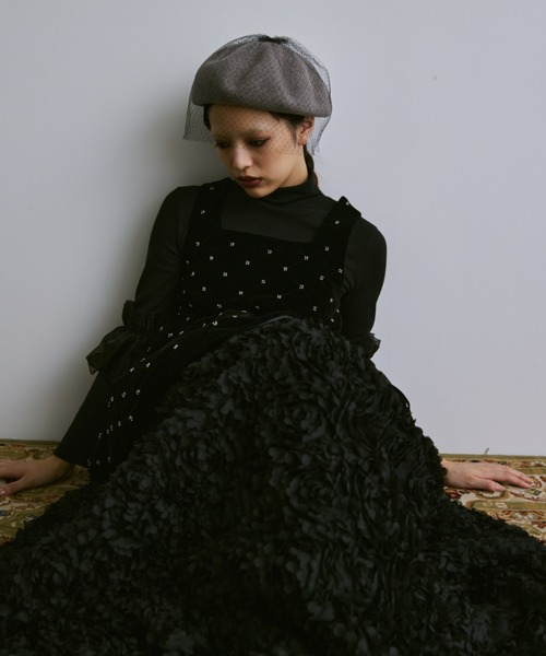 セール】チュールベレー帽（ハンチング/ベレー帽）｜PERNA（ペルナ）の