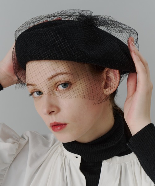 セール】チュールベレー帽（ハンチング/ベレー帽）｜PERNA（ペルナ）の