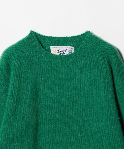 セール】＜LAURENCE J. SMITH＞ シェットランド クルーネック ニット