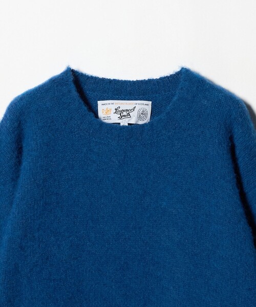 セール】＜LAURENCE J. SMITH＞ シェットランド クルーネック ニット