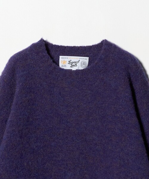 セール】＜LAURENCE J. SMITH＞ シェットランド クルーネック ニット
