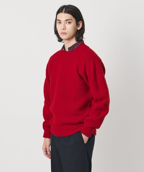 LAURENCE J. SMITH＞ シェットランド クルーネック ニット（ニット