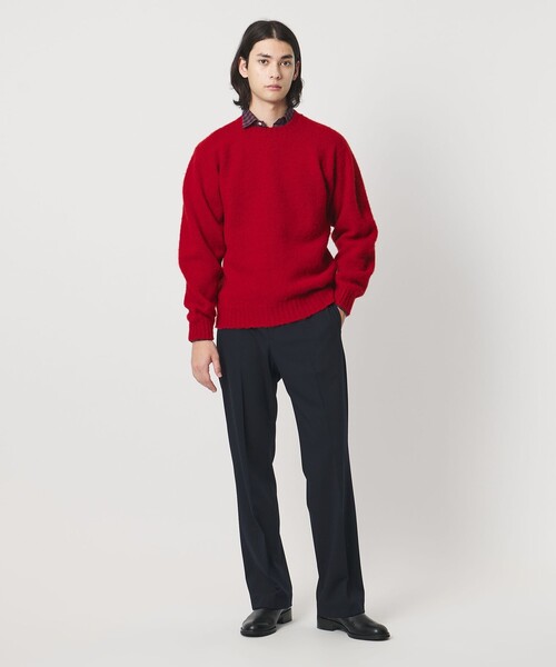 LAURENCE J. SMITH＞ シェットランド クルーネック ニット（ニット