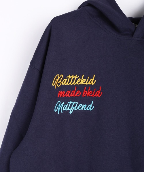 WESTSEA(ウエストシー)の「ワッペン取り外し可能 サガラ刺繍 オーバーサイズ プルパーカー 長袖(パーカー・メンズ・ブラック/ホワイト/ネイビー・M/L/XL)」の17枚目の写真