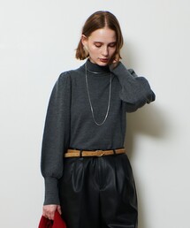 allurevill ニット グレー サイズ2 allureville｜アルアバイル（レディース）のニット/セーター