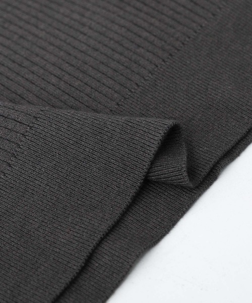 somari imagination（ソマリ イマジネーション）の「『レースフリルリブタートルニット』（ニット/セーター・レディース・ブルー/チャコール・1/2）」の9枚目の写真