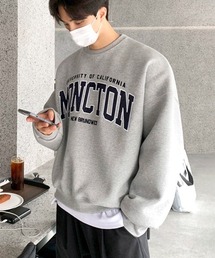 NOWLE | 【NOWLE】ヴィンテージライク カレッジロゴ 刺繍 スウェット(スウェット)