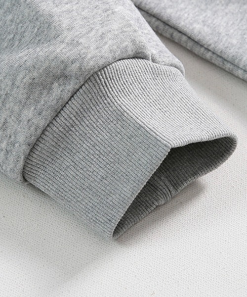 NOWLE（ノウル）の「【NOWLE】ヴィンテージライク カレッジロゴ 刺繍 スウェット（スウェット・メンズ・グレー・LARGE/MEDIUM/X-LARGE）」の19枚目の写真