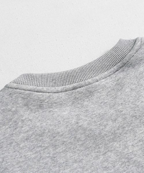 NOWLE（ノウル）の「【NOWLE】ヴィンテージライク カレッジロゴ 刺繍 スウェット（スウェット・メンズ・グレー・LARGE/MEDIUM/X-LARGE）」の22枚目の写真