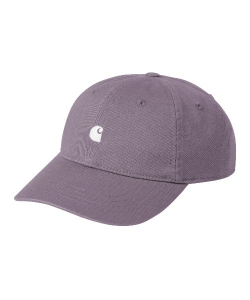 Carhartt WIP（カーハートダブリューアイピー）の「Carhartt WIP W' MADISON LOGO CAP（カーハートワークインプログレス ウィメンズ マディソン ロゴキャップ）（キャップ・メンズ・パープル系・ONE SIZE）」の2枚目の写真