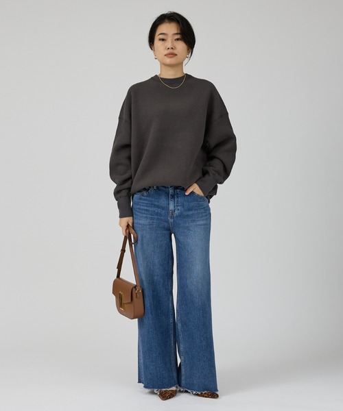 RED CARD TOKYO（レッドカード）の「【RED CARD/レッドカード】Maverick ワイドフレアーパンツデニム（デニムパンツ・レディース・ブルー・25/23/24/22）」の6枚目の写真