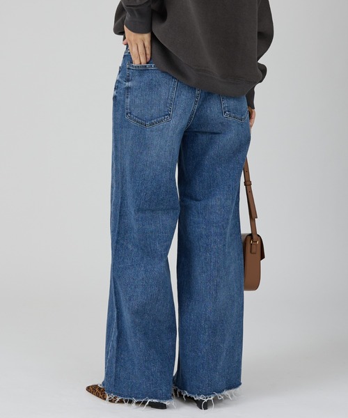 RED CARD TOKYO（レッドカード）の「【RED CARD/レッドカード】Maverick ワイドフレアーパンツデニム（デニムパンツ・レディース・ブルー・25/23/24/22）」の4枚目の写真