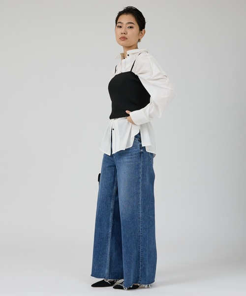 RED CARD TOKYO（レッドカード）の「【RED CARD/レッドカード】Maverick ワイドフレアーパンツデニム（デニムパンツ・レディース・ブルー・25/23/24/22）」の16枚目の写真