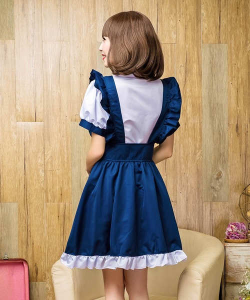 OSYAREVO(オシャレボ)の「コスプレ メイド クリスマス X-mas(コスチューム/パーティーグッズ・レディース・ネイビー・ONESIZE)」の7枚目の写真