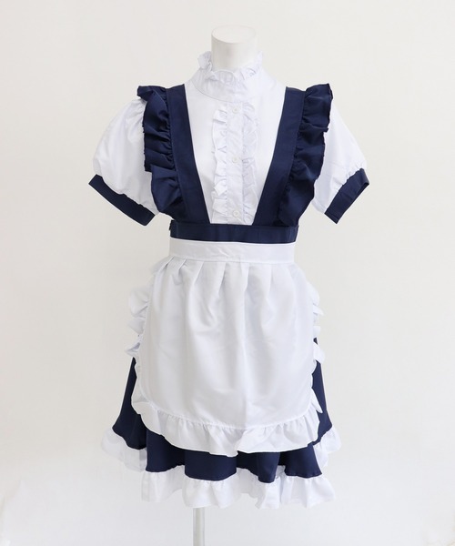 OSYAREVO(オシャレボ)の「コスプレ メイド クリスマス X-mas(コスチューム/パーティーグッズ・レディース・ネイビー・ONESIZE)」の10枚目の写真