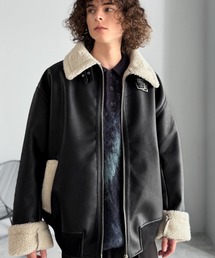 フェイクレザージャケット フェイクレザー」に該当するジャケット