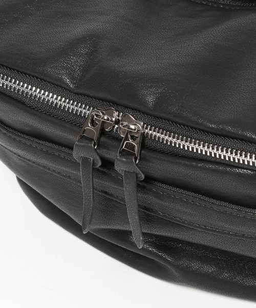 niko and...(ニコアンド)の「オリジナルテープロゴボディバッグ(ボディバッグ/ウエストポーチ・レディース・グレー/ブラック/カモフラージュ/ブラック系・0)」の14枚目の写真