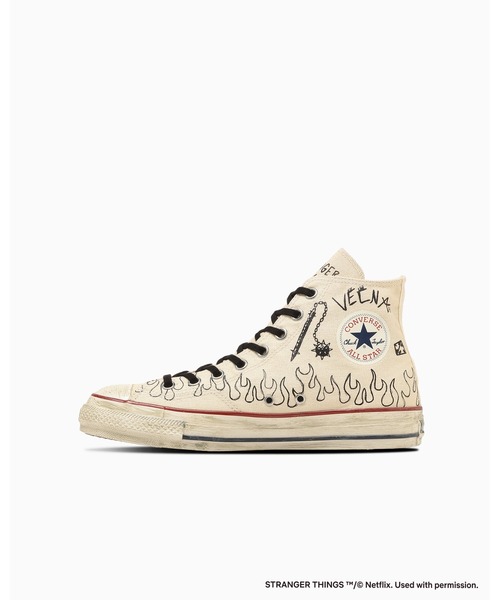CONVERSE ALL STAR(コンバースオールスター)の「ALL STAR AGED 87 HC HI / STRANGER THINGS 5 / オールスター エイジド 87 HC HI / ストレンジャー・シングス 5(スニーカー・メンズ・ナチュラル・4/4.5/5/5.5/6.5/7/7.5/8/8.5/9/9.5/10.5/11.5)」の1枚目の写真