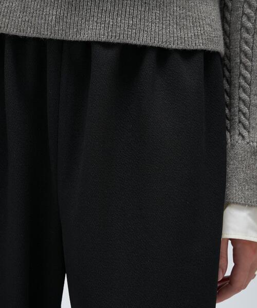 cloenc（クロエンス）の「【セットアップ／マシンウォッシュ】カットジョーゼットイージーワイドパンツ（その他パンツ・レディース・ダークブラウン/ブラック/オフホワイト・01/02/03）」の22枚目の写真