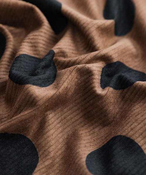 n'OrLABEL（ノアールレーベル）の「『ドットコーデュロイワイドパンツ』（その他パンツ・レディース・ブラック/ブラウン・FREE）」の18枚目の写真