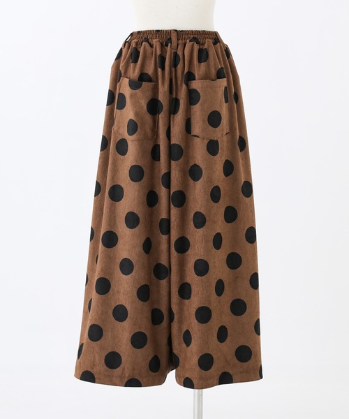 n'OrLABEL（ノアールレーベル）の「『ドットコーデュロイワイドパンツ』（その他パンツ・レディース・ブラック/ブラウン・FREE）」の22枚目の写真