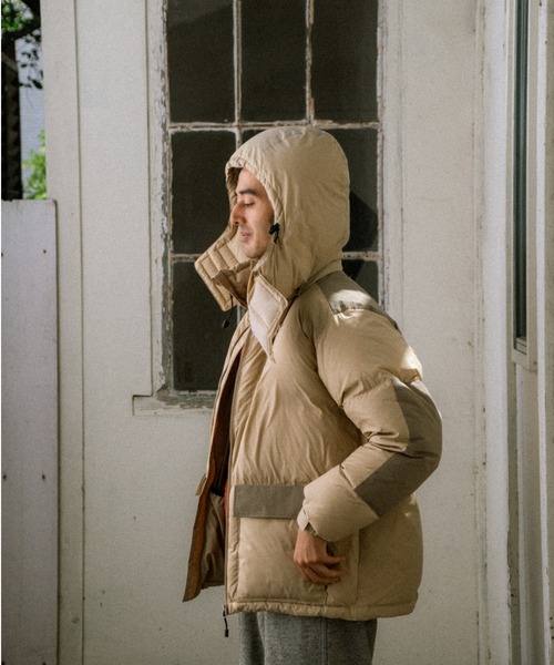 KWD（ケーダブルディー）の「【 KWD / ケーダブルディー 】BOX DOWN JACKET / ボックスダウンジャケット　ユニセックス　KWD-18JD　KFH（ダウンジャケット/コート・レディース・ホワイト/ベージュ/ブラック・FREE）」の2枚目の写真