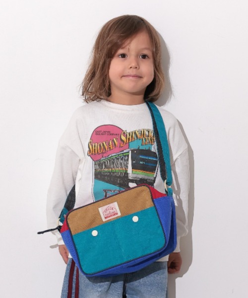 Ocean&Ground（オーシャン&グラウンド）の「ｼｮﾙﾀﾞｰBAG MULTI（ショルダーバッグ・キッズ・ライトパープル/ベージュ/ブルー/ライトグレー/ライトピンク/ライトブルー/エメラルド・FREE）」の2枚目の写真