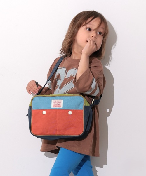 Ocean&Ground（オーシャン&グラウンド）の「ｼｮﾙﾀﾞｰBAG MULTI（ショルダーバッグ・キッズ・ライトパープル/ベージュ/ブルー/ライトグレー/ライトピンク/ライトブルー/エメラルド・FREE）」の4枚目の写真