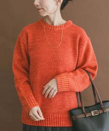 ITEMS URBANRESEARCH | マシンウォッシャブル クルーネックカノコニット(ニット/セーター)