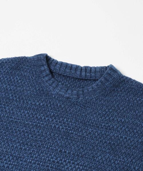 ITEMS URBANRESEARCH（アイテムズ アーバンリサーチ）の「マシンウォッシャブル クルーネックカノコニット（ニット/セーター・メンズ・ブラック/グレー/ブラウン/オレンジ/ブルー系その他・MEDIUM/LARGE）」の16枚目の写真